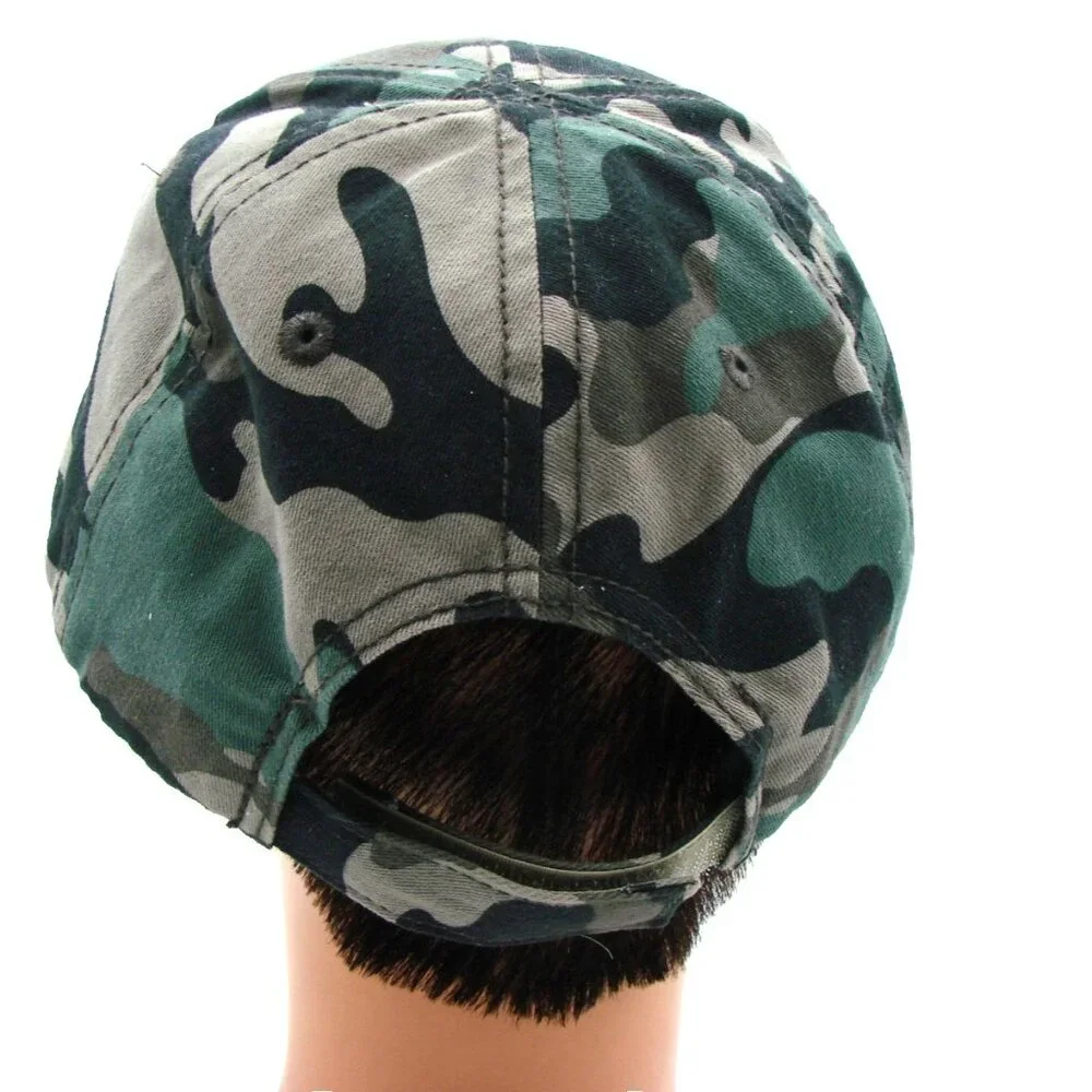 John Deere Youth Hat Ballcap Camo Baseball Hat One Size Camouflage Adjustable